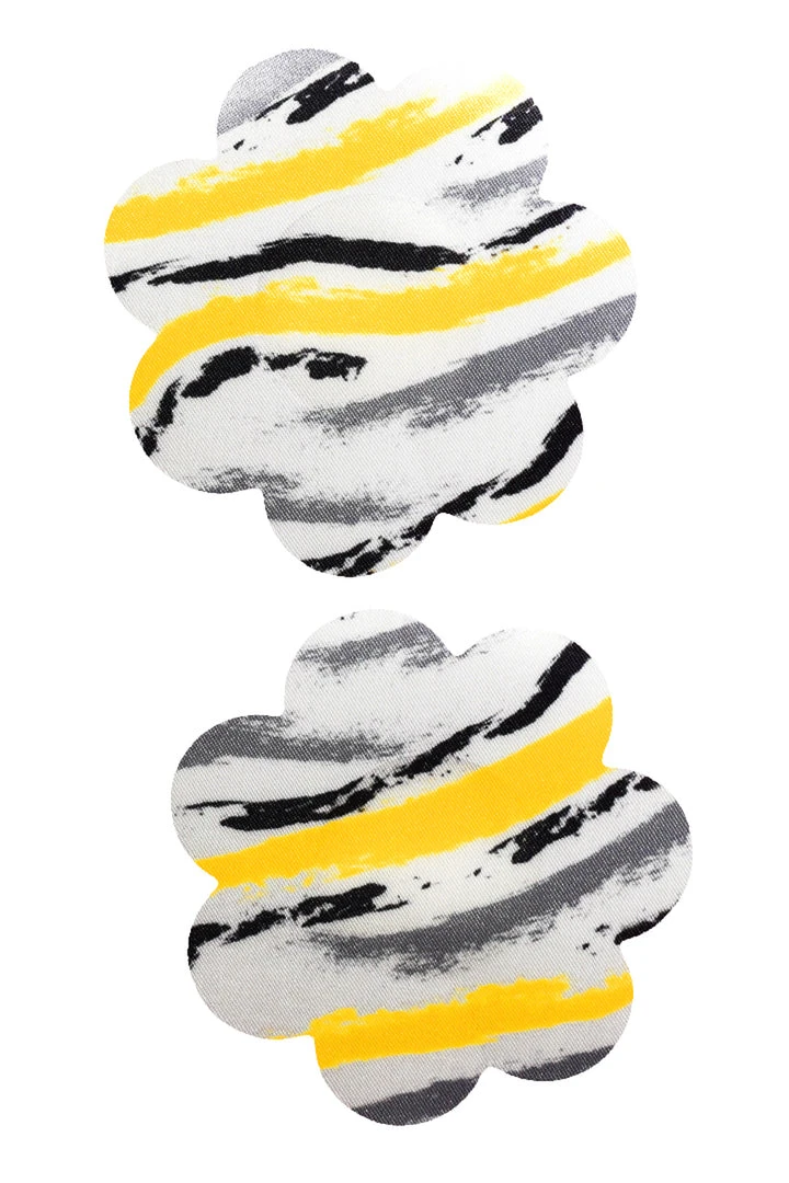 GE Apparel Yellow Splash Petal Pasties 1 GE Apparel Yellow Splash Petal Pasties