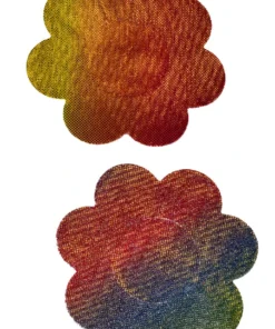 GE Apparel Metallic Rainbow Petal Nipple Pasties