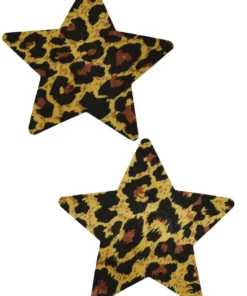 GE Apparel Leopard Print Star Pasties