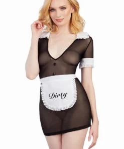 Dreamgirl Lingerie Maid Me Dirty Sexy Maid Costume