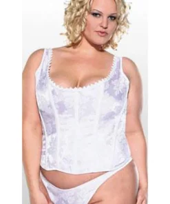 Coquette Plus Size Brocade Corset