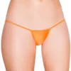 Roma Costume Panties Orange 'Y' Back Micro Thong Bikini Bottom