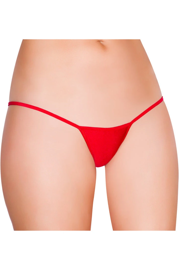 Roma Costume Red 'Y' Back Micro Thong Bikini Bottom Panties 1 Roma Costume Red 'Y' Back Micro Thong Bikini Bottom Panties