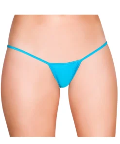 Roma Turquoise 'Y' Back Micro Thong Bikini Bottom Panties