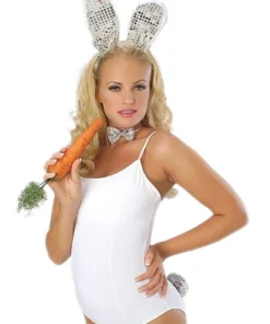 Rubies White Sequin Bunny Costume Kit