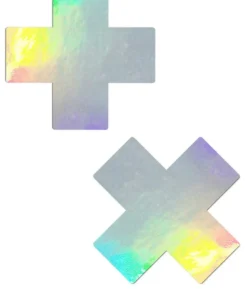 GE Apparel Holographic Double X Pasties