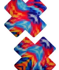 GE Apparel Kaleidoscope Multicolor XX Nipple Pasties