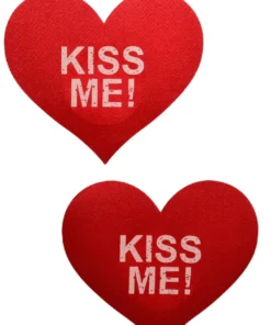 GE Apparel Red Heart Kiss Me Pasties