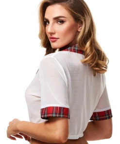 XGEN Red Teacher Pet Schoolgirl Top Lingerie