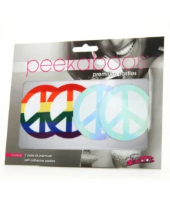 XGEN Pride Peace Sign Pasties Lingerie
