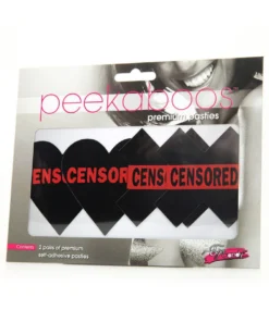 XGEN Censored Hearts And X Nipple Pasties Lingerie