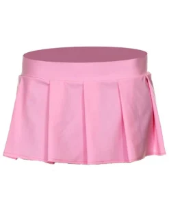 Music Legs Pink Pleated Skirt Bottoms