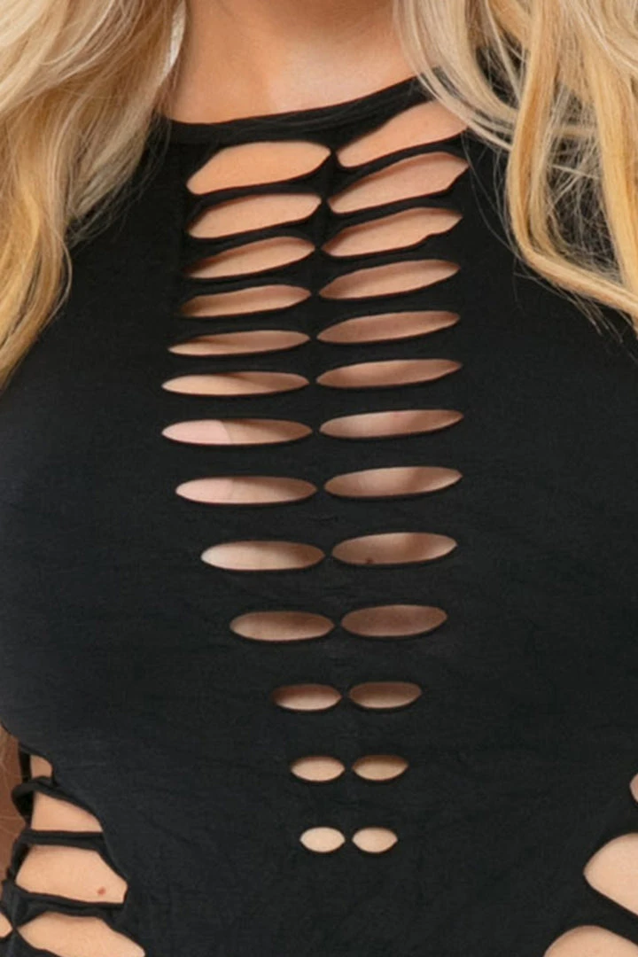 René Rofé Lingerie Love Or Lust Black Seamless Dress 4 René Rofé Lingerie Love Or Lust Black Seamless Dress