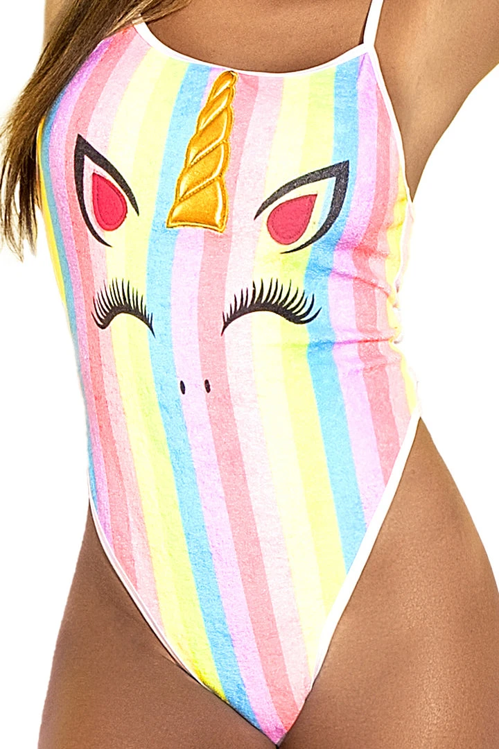 Mapalé Magical Unicorn Rainbow Bodysuit Lingerie 3 Mapalé Magical Unicorn Rainbow Bodysuit Lingerie
