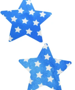 GE Apparel Blue And White Star Pasties
