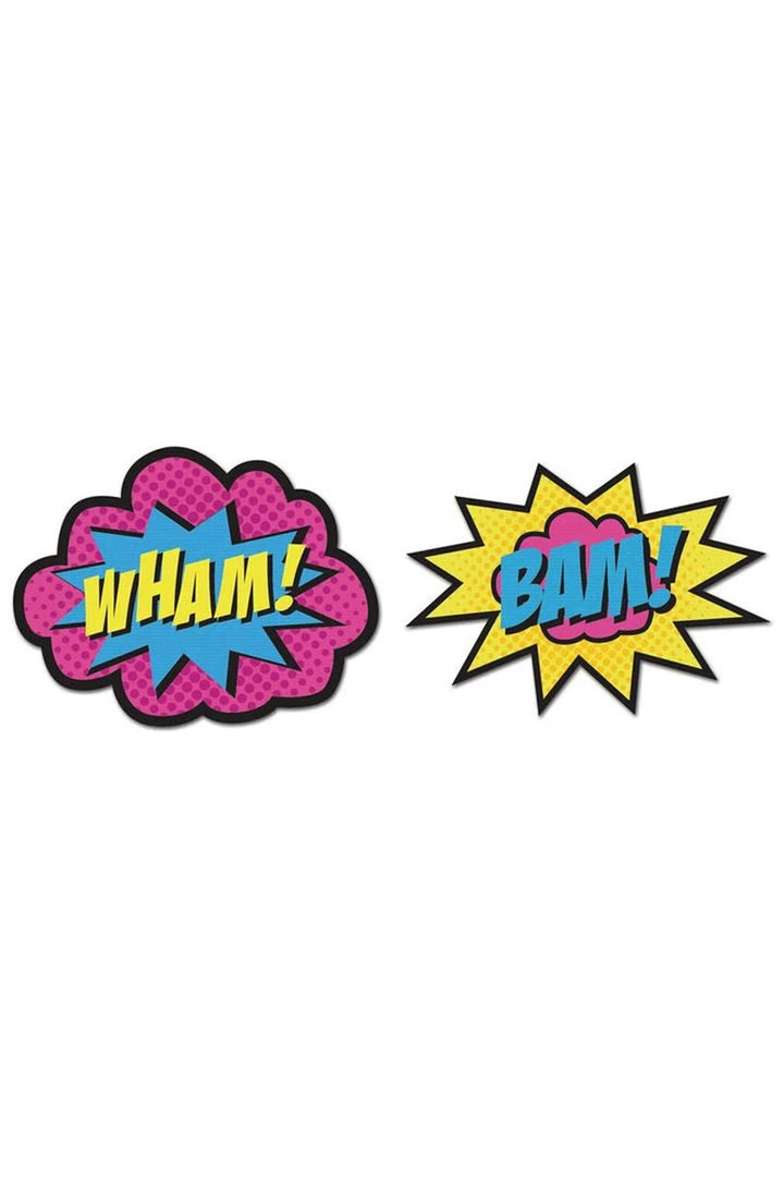 XGEN WHAM-BAM Superhero Nipple Pasties Lingerie 2 XGEN WHAM-BAM Superhero Nipple Pasties Lingerie