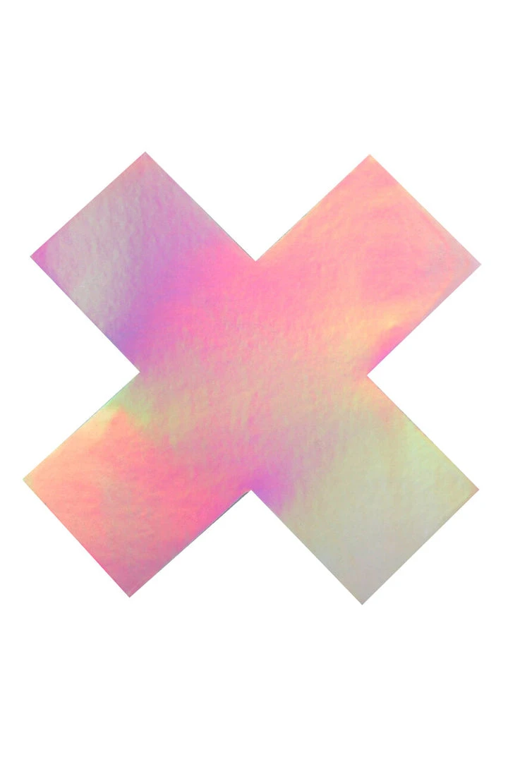 XGEN Iridescent X Nipple Pasties Lingerie 2 XGEN Iridescent X Nipple Pasties Lingerie