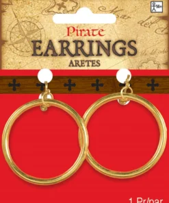 AMSCAN Earrings Pirate Hoop Accessories