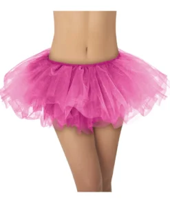 AMSCAN Petticoats Pink Tulle Mini Tutu