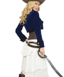 Roma Costume Sexy Halloween Costumes Blue Seas Pirate Costume