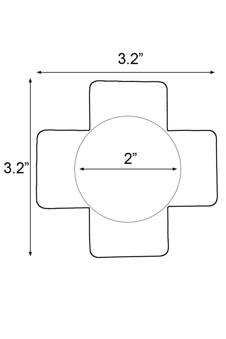 GE Apparel Red Double X Pasties 2 GE Apparel Red Double X Pasties