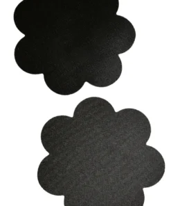 GE Apparel Black Petal Nipple Pasties