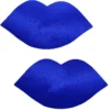 GE Apparel Blue Lips Nipple Pasties