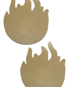 GE Apparel Beige Flame Nipple Pasties