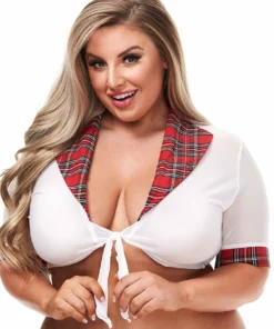 XGEN Red Teacher Pet Schoolgirl Top Lingerie