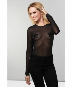 Entrenue Black Star Glitter Pasties