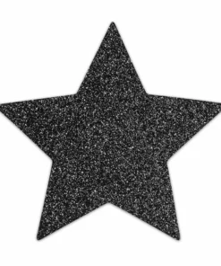Entrenue Black Star Glitter Pasties