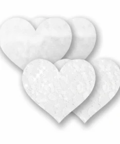 Entrenue Like A Virgin White Heart Pasties