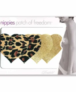 Entrenue Dominico Leopard Heart Pasties 7 Entrenue Dominico Leopard Heart Pasties