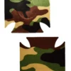 GE Apparel Double Cross Camouflage Nipple Pasties