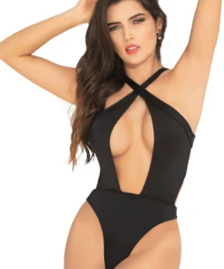 Seven Til Midnight Sol Lotta Love Black Keyhole Monokini Sexy Swimwear