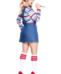 Music Legs Plus Costumes Plus Size Nightmare Killer Doll Costume