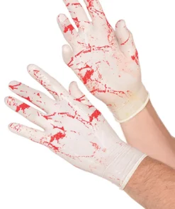 AMSCAN Gloves And Arm Warmers Bloody Rubber Costume Gloves