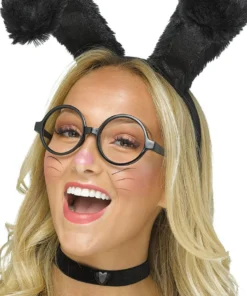 Fun World Sexy Halloween Costumes Black Bunny Selfie Filter Accessory