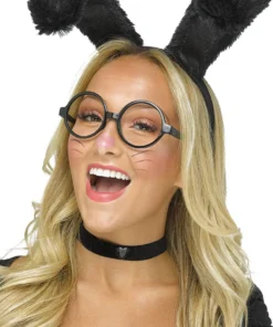 Fun World Sexy Halloween Costumes Black Bunny Selfie Filter Accessory