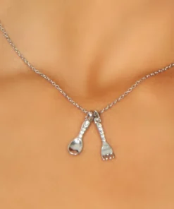 3WISHES Fork And Spoon Jewelry Set
