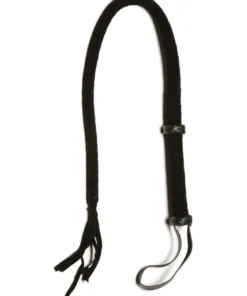 Allure Lingerie Black Velveteen Bull Whip Accessory Fun Stuff