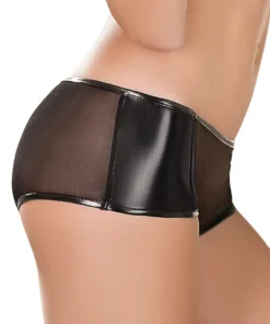 Magic Silk Raven Black Mesh Booty Shorts 5 Magic Silk Raven Black Mesh Booty Shorts