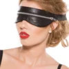 Allure Lingerie Faux Leather Zipper Mask