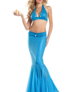 Be Wicked Sexy Halloween Costumes Blue Fin Mermaid Costume