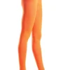 Be Wicked Orange Opaque Nylon Tights