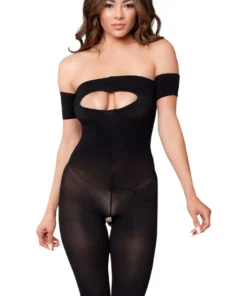Be Wicked Lingerie Erotic Intrigue Crotchless Bodystocking