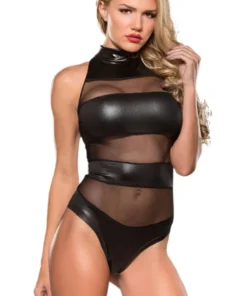 Allure Black Banded Abandon Bodysuit