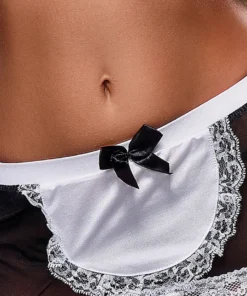 Magic Silk Lingerie Ashlynn Cupless French Maid Outfit