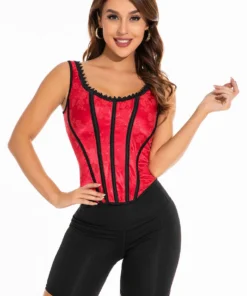 Coquette Brocade Tank Corset