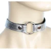 Funk Plus Metallic Silver O Ring Choker